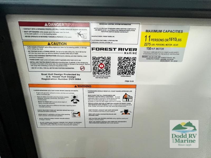 New 2027 Forest River DOCKSIDE 22DQ 2.75 - photo - 17