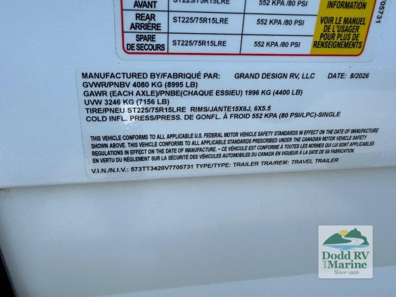 New 2027 Grand Design TRANSCEND XPLOR 285RKT - photo - 64